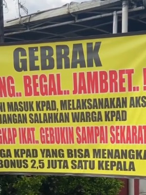 Perburuan di Negeriku: Razia Penunggak Pajak dan  Bonus Penangkap Begal