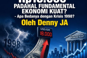 Mengapa USD Tembus Rp. 18.000 Padahal Fundamental Ekonomi Kuat?  - Apa Bedanya dengan Krisis 1998?