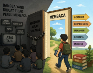 Bangsa yang Dibuat Tidak Perlu Membaca