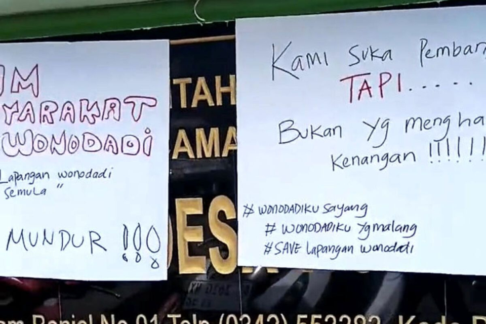 Warga Blitar Protes, Koperasi Merah Putih Dibangun di Lapangan Desa