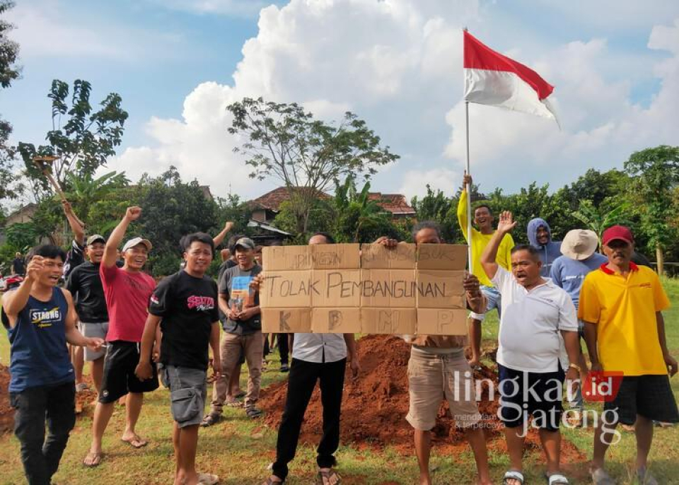 Pembangunan Gedung Koperasi Merah Putih di Sukobubuk Pati Diprotes Warga