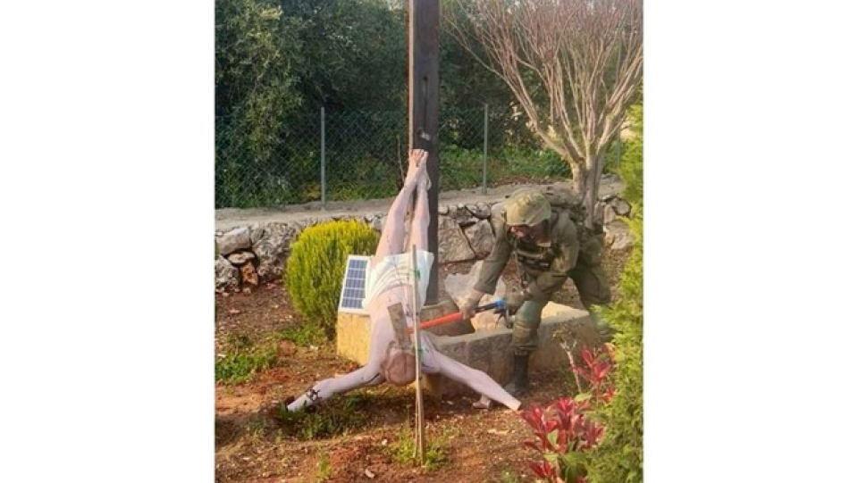 IDF Akui Tentara Israel Hancurkan Patung Yesus Pakai Palu Godam