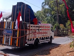 Truk Koperasi Desa Merah Putih Dipakai Angkut Sound Horeg, Viral di Medsos