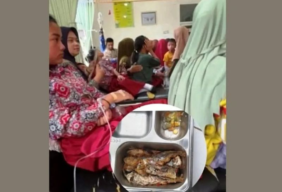 Program MBG Prabowo Hebohkan Jeneponto, Murid-murid SD Keracunan Ikan Busuk