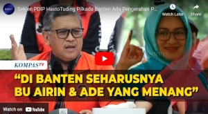 Sekjen PDIP Hasto Tuding Pilkada Banten Ada Pengerahan Partai Cokelat