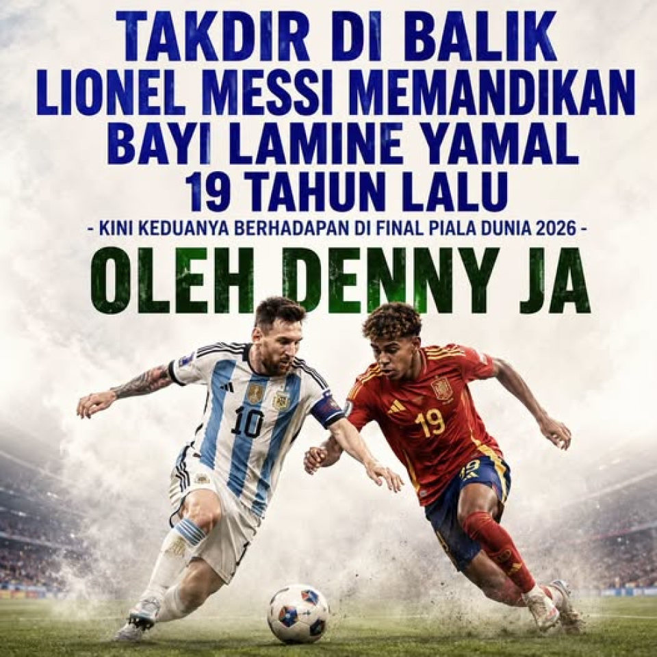 TAKDIR DI BALIK LIONEL MESSI MEMANDIKAN BAYI LAMINE YAMAL 19 TAHUN LALU  - Keduanya Berhadapan di Final Piala Dunia 2026