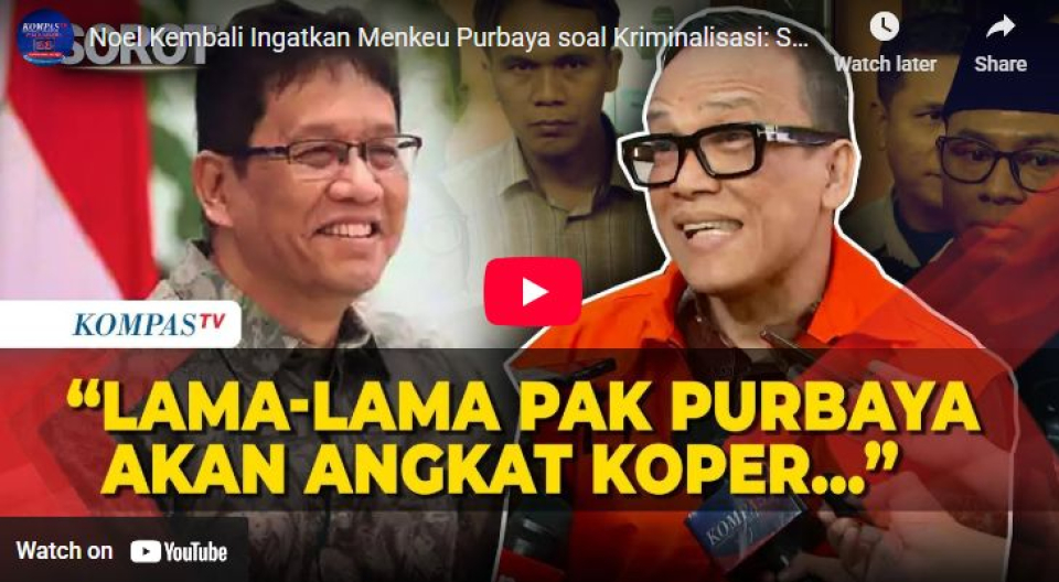 Noel Kembali Ingatkan Menkeu Purbaya soal Kriminalisasi: Sejengkal Lagi, Hati-Hati!