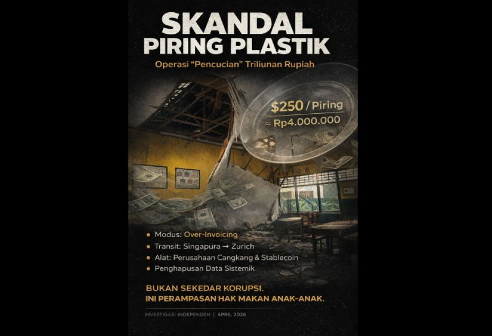 SKANDAL PIRING PLASTIK: Operasi "Pencucian" Triliunan Rupiah dari Meja Makan Rakyat
