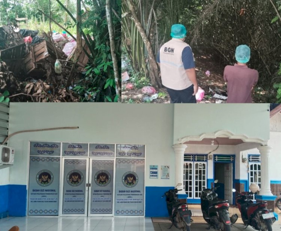 Kondisi Dapur MBG milik Yayasan Bina Bangsa Bitung di Tiyuh Lesung Bhakti Jaya, Kecamatan Lambu Kibang