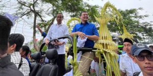 Joko Widodo menghadiri kampanye calon gubernur Jawa Tengah nomor urut 2, Ahmad Luthfi