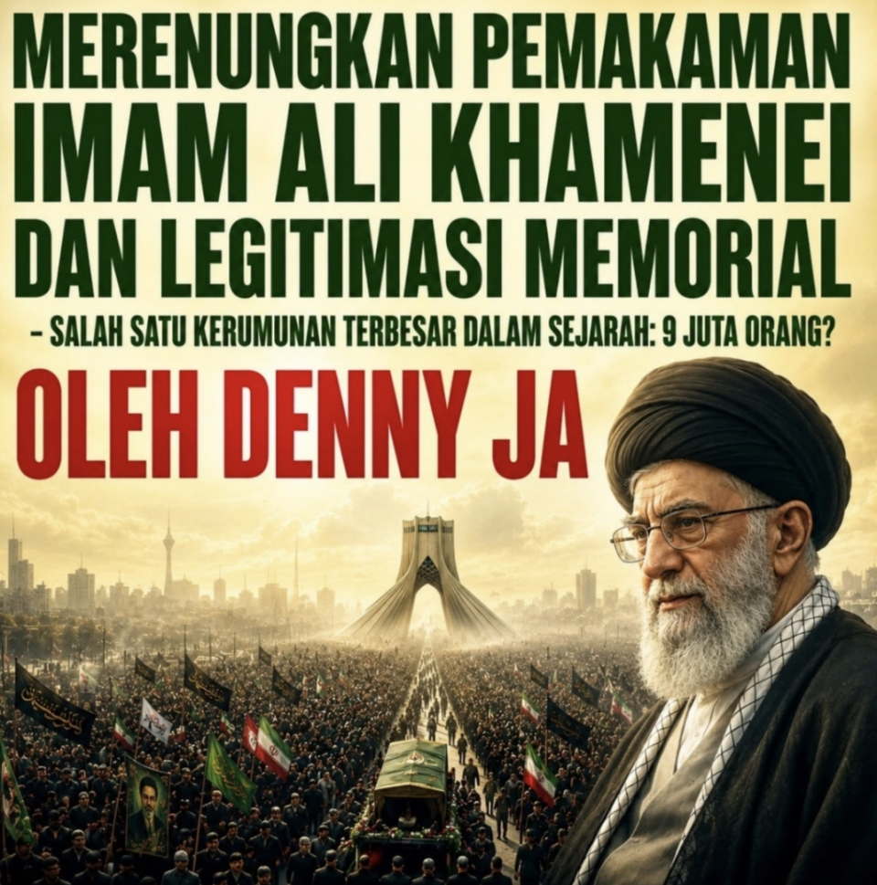 Merenungkan Pemakaman Imam Ali Khamenei Dan Legitimasi Memorial  - Salah Satu Kerumunan Terbesar Dalam Sejarah: 9 Juta Orang?