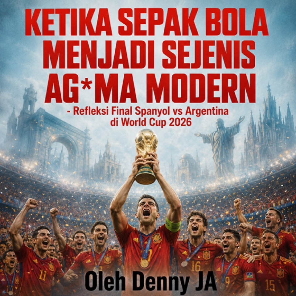 KETIKA SEPAK BOLA MENJADI SEJENIS AGAMA MODERN  - Refleksi Final Spanyol vs Argentina di World Cup 2026
