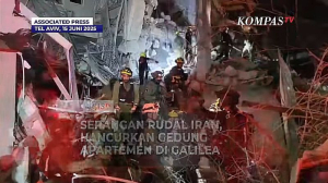 Serangan Rudal Iran, Hancurkan Gedung Apartemen di Galilea 4 Orang Tewas