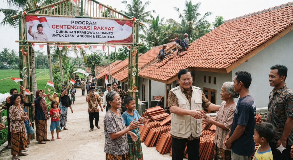 Prabowo Menggelorakan “Gentengisasi”, Tapi Gedung KDMP Justru Beratap Seng